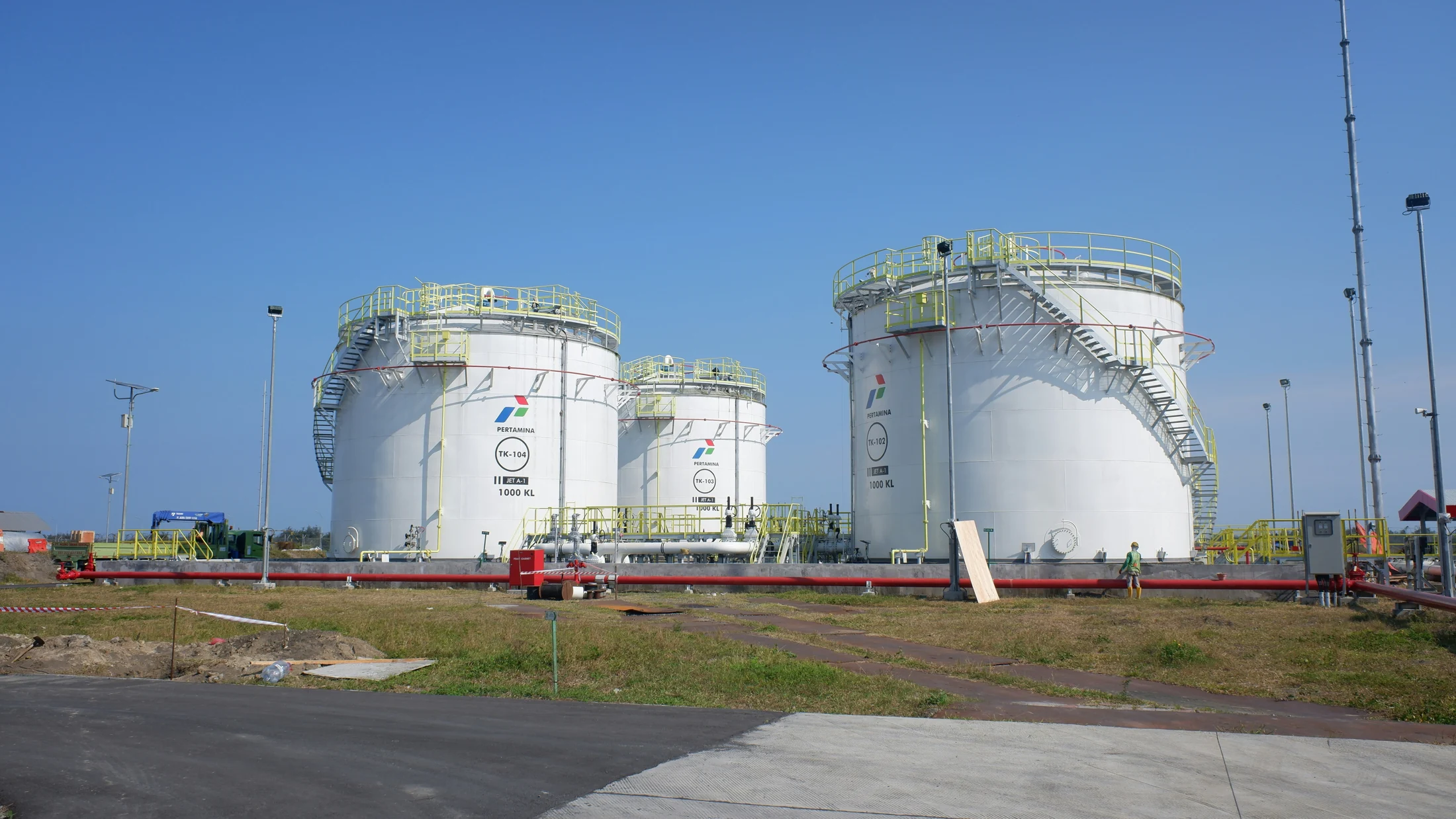 Petroleum storage tanks and terminal infrastructure